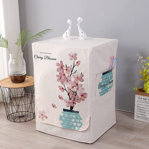 BaoT8YLu Waschmaschinenabdeckung, waschmaschinenbezug,automatische Waschtrocknerabdeckung zum Schutz der Frontlader-Waschmaschine(Flower Tree.,L Size 60 * 60 * 85cm) von BaoT8YLu