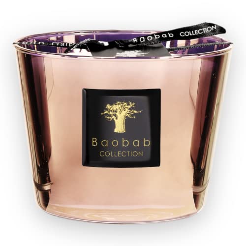 Baobab Les Exclusives Cyprium Kerze Glas in Kupferoptik Sandelholz Pfeffer Moschus 500g, Maße: ca. 10cm, MAX10CYP von Baobab