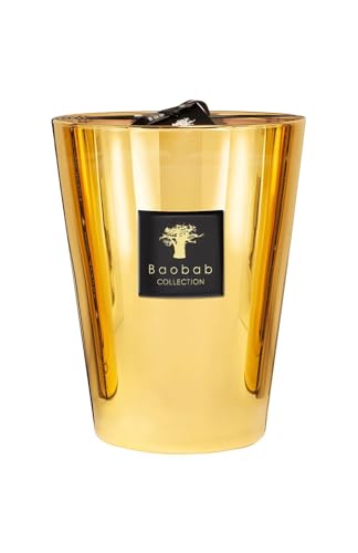 Baobab MAX24AU Kerzen, Glas, gold, 24 x 10 cm von Baobab
