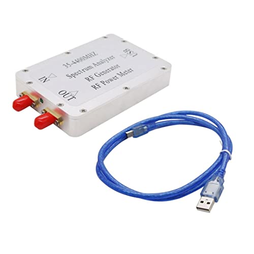 Spektrumanalysator 35-4400MHz USB-HF-Frequenzquellenmesser mit Kabelspektrumanalysator von Baobiutin