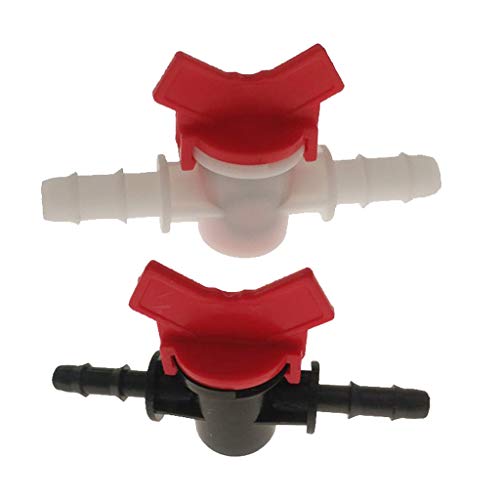 2x Absperrventil Durchflussregler mit 8mm / 10mm Innendurchmesser von Baoblaze
