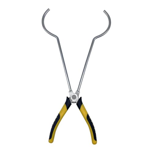 Baoblaze 15,4 Zoll große Goldschmelzzange, Schmuckherstellungswerkzeug für Metallguss, Doppelschlaufenfeder, vielseitige Ofenzange mit Gummigriff, Style A Baoblaze 15,4 Zoll große Goldschmelzzange, Schmuckherstellungswerkzeug für Metallguss, Doppelschlaufenfeder, vielseitige Ofenzange mit Gummigriff, Style A von Baoblaze