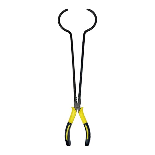 Baoblaze 15,4 Zoll große Goldschmelzzange, Schmuckherstellungswerkzeug für Metallguss, Doppelschlaufenfeder, vielseitige Ofenzange mit Gummigriff, Style B Baoblaze 15,4 Zoll große Goldschmelzzange, Schmuckherstellungswerkzeug für Metallguss, Doppelschlaufenfeder, vielseitige Ofenzange mit Gummigriff, Style B von Baoblaze