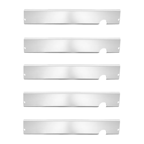Baoblaze 5 Stück Flavor Bar Ersatz-Wärmeplatten BBQ-Zubehör Robuste Hochleistungsausrüstung für Erwachsene Einfache Installation Grillteile, Silber von Baoblaze