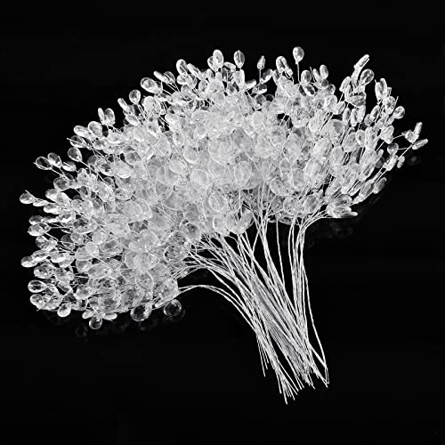 50 Stück Artificial Acrylic Flower, Kristall-Blumenzweige, Künstliche Blumensträuße aus Acrylperlen für Hochzeit, Party, Heimdekoration von Baoblaze