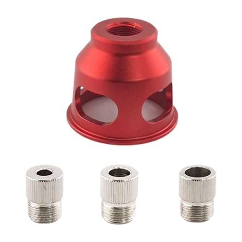 Baoblaze 6/8/10 mm Vorrichtung Selbstzentrierender Bohrführungssatz Positionierer Tool Holzlochsuchvorrichtung Tragbarer vertikaler Lochstanzer, Rot von Baoblaze