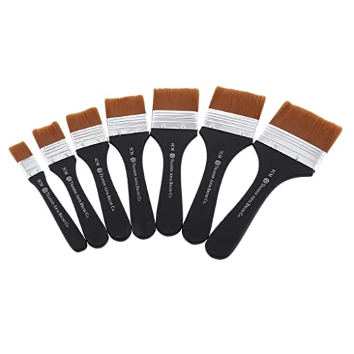 Baoblaze 7 Nylon Haar Pinselset Acrylpinsel Pinsel Acryl Ölgemälde Pinsel Baoblaze 7 Nylon Haar Pinselset Acrylpinsel Pinsel Acryl Ölgemälde Pinsel von Baoblaze