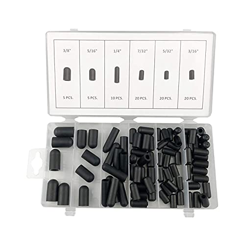 Baoblaze Pack Vakuumkappen Sortiment Set 5/32" bis 3/8" für Vergaser Ersatz von Baoblaze