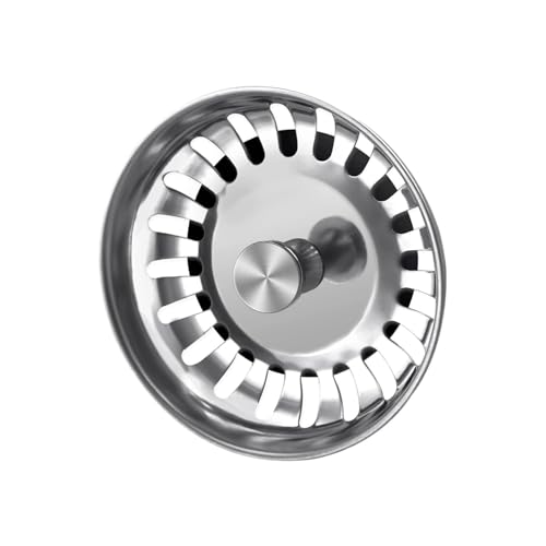 Baoblaze Abflusssieb für Küchenspüle, Abflusskorb, rostfrei, verhindert Gerüche, Kanalisation, schnelle Entwässerung, Silber von Baoblaze