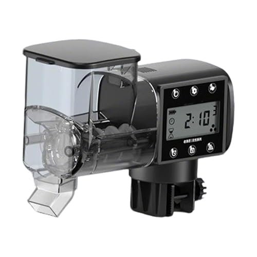 Baoblaze Automatischer Fischfütterer, automatischer Futterspender, selbstfütternder Aquarium-Futterspender, tragbar, mit, einstellbar für Aquarien, kleine, 250 Ml von Baoblaze