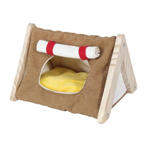 Baoblaze Bett für Meerschweinchen Und Hamster, braun Baoblaze Bett für Meerschweinchen Und Hamster, braun von Baoblaze