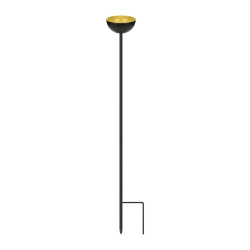Baoblaze Bienentränke, Schmetterlings-Wasserspender mit Metallpfahl, Ornament, Bienenbadeschale für Hof, Rasen, Außendekoration, Gelb von Baoblaze