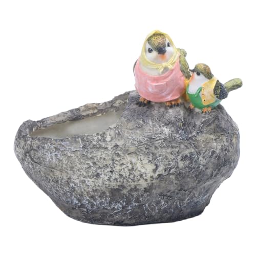 Baoblaze Blumentopf-Gartenstatue, dekoratives Mehrzweck-Zubehör, kreative Blumentopffiguren für Balkon, Terrasse, Hof, Rasen im Freien von Baoblaze