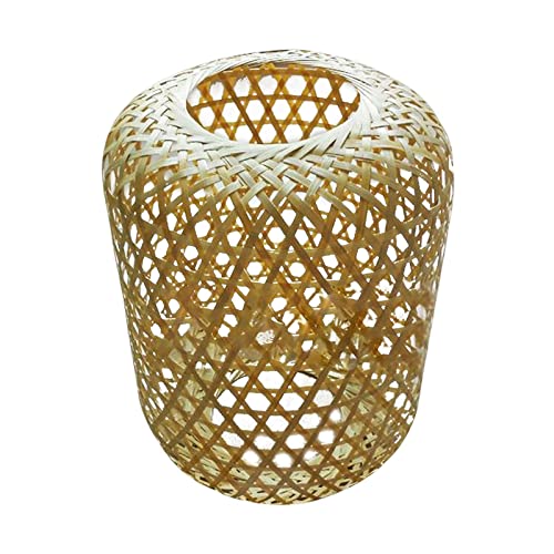 Baoblaze Boho Makramee Lampenschirm zum Aufhängen, Pendelleuchte, Abdeckung, Kronleuchter, Leuchte, rustikal, für Schlafzimmer, 07 von Baoblaze