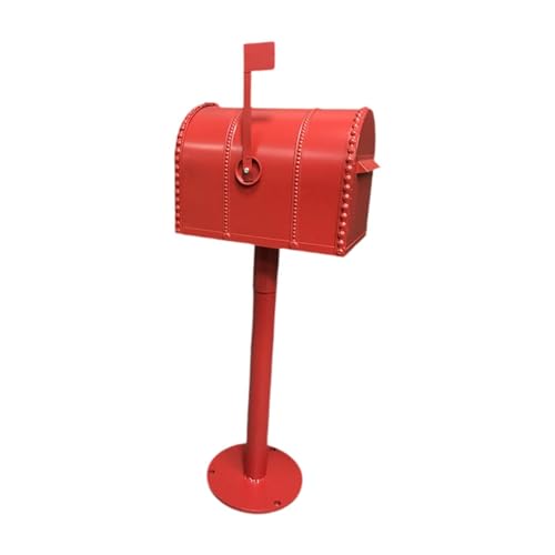 Baoblaze Briefkasten Postkasten Metall Dekorativer wetterfester Briefkasten Zeitungshalter Box für Garten Außenbereich Haustür Zuhause Büro von Baoblaze