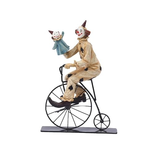Baoblaze Clown-Figur, Clown-Statue, kreative Sammlerfiguren, Kunstfigur, Skulptur, Schreibtisch-Ornament für Regal, Innenbereich, Tischdekoration, Stil c Baoblaze Clown-Figur, Clown-Statue, kreative Sammlerfiguren, Kunstfigur, Skulptur, Schreibtisch-Ornament für Regal, Innenbereich, Tischdekoration, Stil c von Baoblaze