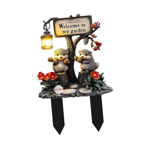 Baoblaze Dekoratives Gartenschild mit -, 2D-Acrylschild, Blumentopf- für Bonsai, Rasen, Landschaft, Hof, Innen- und Außenbereich, 12.5 X 20 cm von Baoblaze