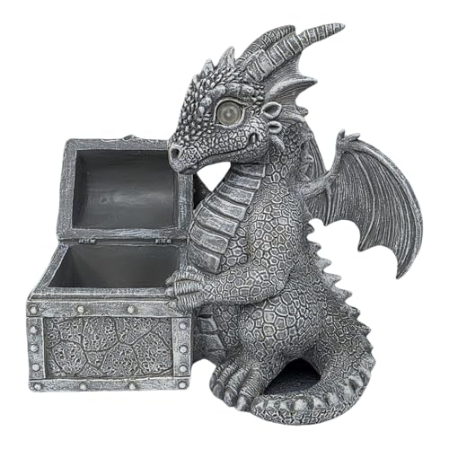 Baoblaze Drachenstatue für draußen, Drachen-Solarlicht mit Solar-Außenlicht, kreative Gartendekoration, Geschenk, Tierfigur für den Außenbereich Baoblaze Drachenstatue für draußen, Drachen-Solarlicht mit Solar-Außenlicht, kreative Gartendekoration, Geschenk, Tierfigur für den Außenbereich von Baoblaze