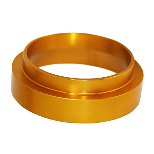 Baoblaze Espresso Dosiertrichter, Universelle Aluminium Kaffeedosierung Für Brühschüssel Kaffeepulver Werkzeug (3 Größen Zur Auswahl), Golden_51mm von Baoblaze