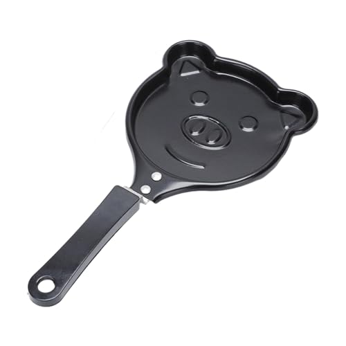 Baoblaze Niedliche Eierbratpfanne, Bratpfanne 12cm, Breakfast Egg Frying Pan, Mini-Eierpfanne Bratpfannen Tragbar, Kleine Omelettpfanne, Single Egg Frying Pan für Induktionsherd Erdgasherd, Schwein von Baoblaze