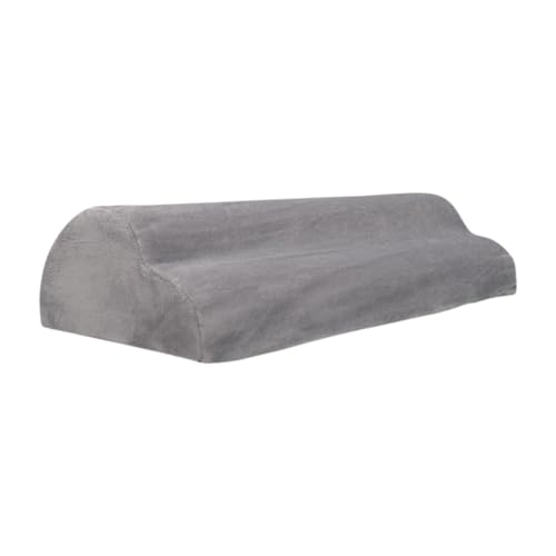 Baoblaze Fußstütze unter Dem Schreibtisch Als Ergonomische Fußablage Und Beinkissen Weicher Fußhocker Aus Schaumstoff mit Flanellbezug für Büro Und Zuhause für, Dunkelgrau von Baoblaze