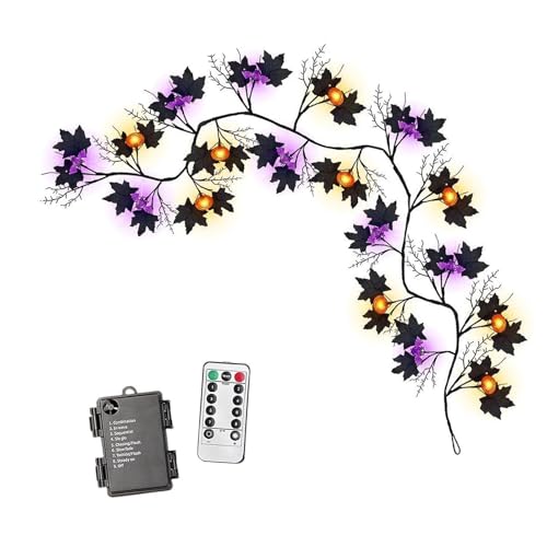 Baoblaze Halloween Lichter Fee Licht Kreative Maple Leaf Rasen Kamin Urlaub Party Ernte Ornament Garten Led, 2.7 cm Baoblaze Halloween Lichter Fee Licht Kreative Maple Leaf Rasen Kamin Urlaub Party Ernte Ornament Garten Led, 2.7 cm von Baoblaze