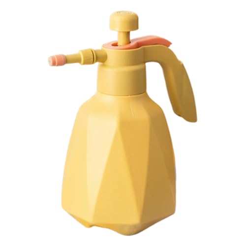Baoblaze Hand-Pumpsprüher, Gießkanne, Baden, Mehrzweck-Blumengießkanne, 2 l, Sprühflasche für den Innen- und Außenbereich, Balkon, Garten, Gelb von Baoblaze