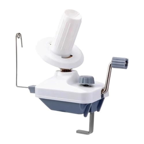 Baoblaze Handbetriebener Garnwickler, praktischer Handkurbel-Haushalts-Kompakt-Wollwickler, Wollschnur-Knäuelhalter für Handarbeiten, Grau von Baoblaze