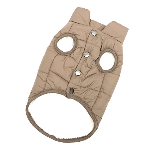 Baoblaze Haustier-Weste, Hundejacke, warme Kleidung, Bequeme Outfits, Kostümkleidung, verdicken Hunde-Wintermäntel, für kleine, mittelgroße Hunde bei kaltem, Brown Baoblaze Haustier-Weste, Hundejacke, warme Kleidung, Bequeme Outfits, Kostümkleidung, verdicken Hunde-Wintermäntel, für kleine, mittelgroße Hunde bei kaltem, Brown von Baoblaze