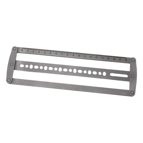 Baoblaze Hilfslineal zur Gürtelpositionierung, Lineal für Kopfende des Gürtels, robustes Werkzeug zur Positionierung der Riemenmitte, Handarbeit, Runden Baoblaze Hilfslineal zur Gürtelpositionierung, Lineal für Kopfende des Gürtels, robustes Werkzeug zur Positionierung der Riemenmitte, Handarbeit, Runden von Baoblaze