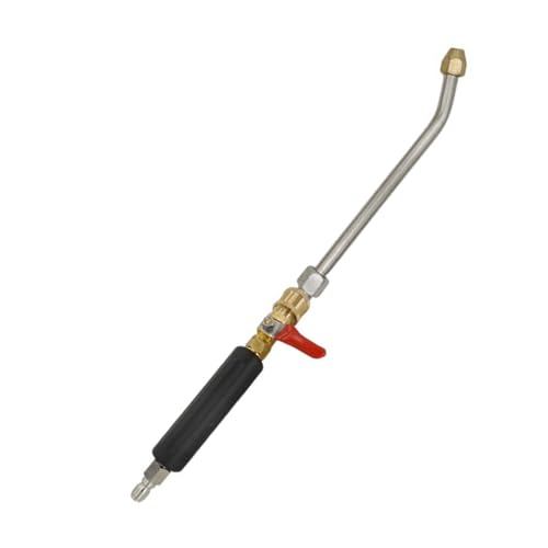 Baoblaze Hochdruckreiniger-Verlängerungsschlauchadapter 1/4 Zoll Schnellanschluss Hochwertiges, zu verwendendes, effizientes Befestigungszubehör, 25 Grad Gebogen von Baoblaze