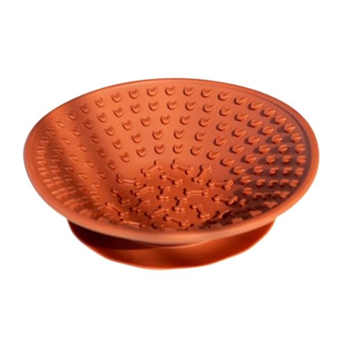 Baoblaze Hundenapf mit langsamer Fütterung, mit Saugnapf, langsame Fütterung, leicht zu reinigen, rutschfest, interaktiver Hundenapf, Leckerli-Spender, Orange Baoblaze Hundenapf mit langsamer Fütterung, mit Saugnapf, langsame Fütterung, leicht zu reinigen, rutschfest, interaktiver Hundenapf, Leckerli-Spender, Orange von Baoblaze