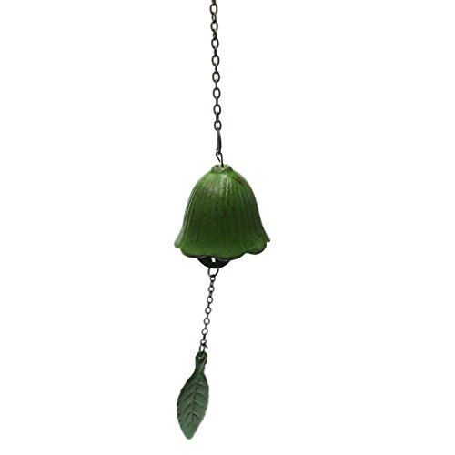 Japanische Windspiele Glocken Hängende Ornament Dekoration Glockenspiele Mehr Muster zum Auswahlen, Grün von Baoblaze