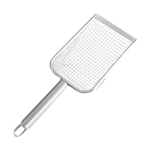 Baoblaze Katzenstreuschaufel, Reinigungswerkzeug, Schaufel, Kotheber, Katzentoilettenschaufel, Sandsieb, zum Sieben von Katzenkot, Silberner Griff Mesh 8 Baoblaze Katzenstreuschaufel, Reinigungswerkzeug, Schaufel, Kotheber, Katzentoilettenschaufel, Sandsieb, zum Sieben von Katzenkot, Silberner Griff Mesh 8 von Baoblaze