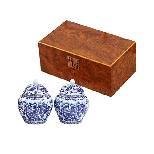 Baoblaze Keramik-Tempel-Ingwergläser, Blumenvasen, Vorratsglas, Tempelglas, versiegelter Blumentopf, Blumenarrangement, Teekanne für Baoblaze Keramik-Tempel-Ingwergläser, Blumenvasen, Vorratsglas, Tempelglas, versiegelter Blumentopf, Blumenarrangement, Teekanne für von Baoblaze