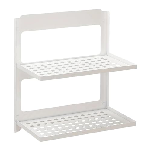 Baoblaze Klappbares Wandregal, 2-lagige Metallplatten, Badezimmerregale, Wandmontage, für Wohnmobil-Duschgel Baoblaze Klappbares Wandregal, 2-lagige Metallplatten, Badezimmerregale, Wandmontage, für Wohnmobil-Duschgel von Baoblaze