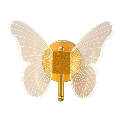 Baoblaze LED-Schmetterlings-Wandleuchte, Schmetterlings-Wandleuchte, Moderne Beleuchtung, 10 W, LED-Leuchten, Wandleuchte für Flur, Nachttisch, Zuhause, Warmes Licht Baoblaze LED-Schmetterlings-Wandleuchte, Schmetterlings-Wandleuchte, Moderne Beleuchtung, 10 W, LED-Leuchten, Wandleuchte für Flur, Nachttisch, Zuhause, Warmes Licht von Baoblaze