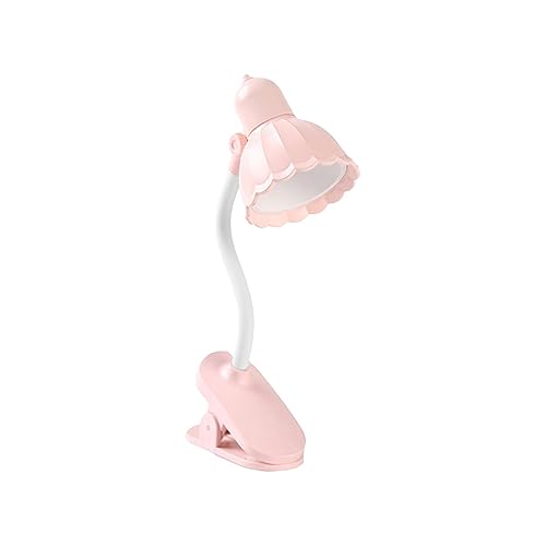 Baoblaze -Licht, Mini-Leselampe, Nachtlicht, leichte Bürolampe, Moderne Klemmlampe, Kinder-Schreibtischleuchte für Kinderzimmer, Nachttisch, Nachttisch, ROSA von Baoblaze