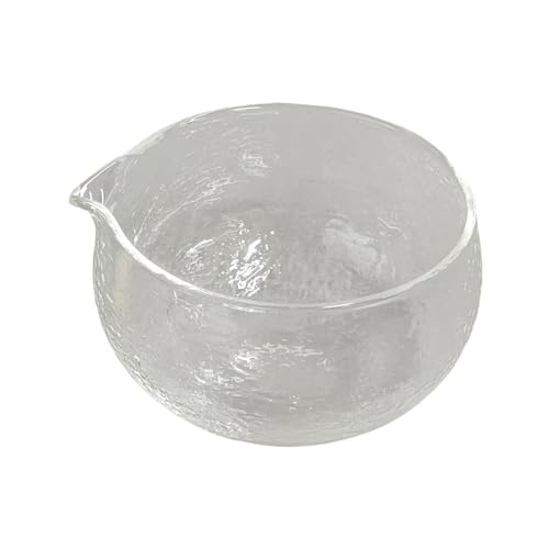Baoblaze Matcha gehämmert Glasschale Glas Teezubehör handgefertigt mit Ausguss transparentem Teewerkzeug für Liebhaber Geschenk Familie Freund, Style B Baoblaze Matcha gehämmert Glasschale Glas Teezubehör handgefertigt mit Ausguss transparentem Teewerkzeug für Liebhaber Geschenk Familie Freund, Style B von Baoblaze