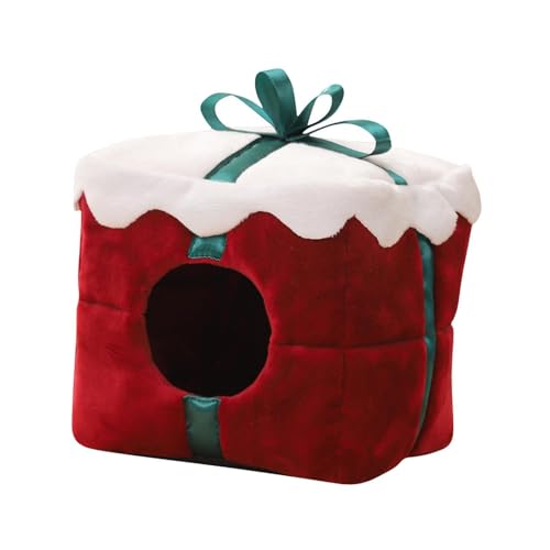Baoblaze Meerschweinchen-Bett, Weihnachts-Hamsternest, gemütliches Kleintierkäfig-Zubehör, Hamsterbett, Kleintier-Weihnachtsnest für Frettchen Baoblaze Meerschweinchen-Bett, Weihnachts-Hamsternest, gemütliches Kleintierkäfig-Zubehör, Hamsterbett, Kleintier-Weihnachtsnest für Frettchen von Baoblaze