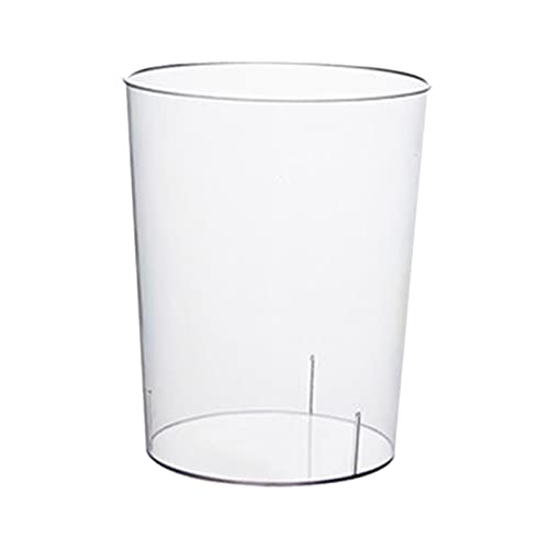 Baoblaze Minimalistischer Mülleimer, transparenter Papierkorb, Desktop-Mülleimer, Müllcontainer, Mülleimer für Auto, Küche, Schlafzimmer, 22 cm x 25 cm von Baoblaze