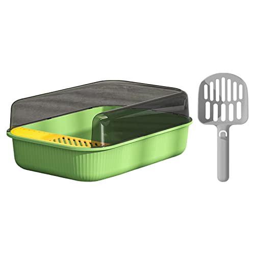 Baoblaze Offene Haustier-Katzentoilette, Antihaft-Behälter mit Schaufel, Anti-Spritzer-Bettpfanne, Katzentoilette für Hündchen, Kaninchen, Kätzchen, Baoblaze Offene Haustier-Katzentoilette, Antihaft-Behälter mit Schaufel, Anti-Spritzer-Bettpfanne, Katzentoilette für Hündchen, Kaninchen, Kätzchen, von Baoblaze