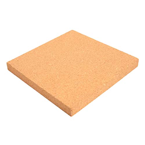 Baoblaze Korkplatte Korktafel Geeignet als, Bastel-Unterlage für Lederhandwerk, Modellbau, 150 x 150 x 15 mm von Baoblaze