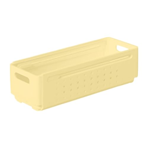Baoblaze Retractable Drawer Storage Box Sturdy Expandable for Tabletop Dresser Pantry Creamy Small von Baoblaze