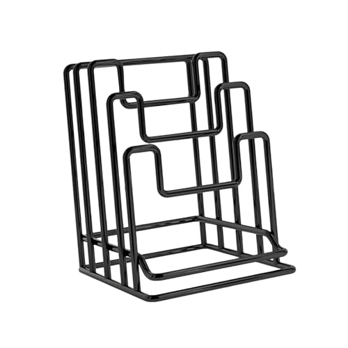 Baoblaze Schneidebrett-Halter, Schneidebrett-Organizer, Metall, freistehend, platzsparend, Topfdeckelständer für Backbleche, Teller von Baoblaze