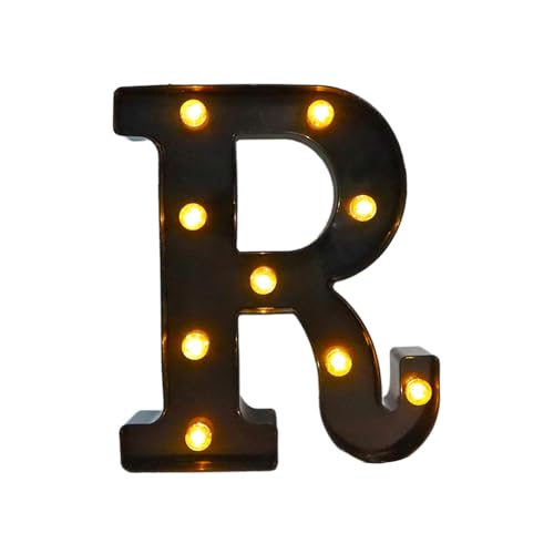Baoblaze Schwarze Festzelt-Buchstabenlampe, leuchtendes Alphabet-Schild für Schlafzimmer, dekorative LED-Festzelt-Buchstabenleuchte für Geburtstagswandpartys, R 7.17x8.58x1.57inch Baoblaze Schwarze Festzelt-Buchstabenlampe, leuchtendes Alphabet-Schild für Schlafzimmer, dekorative LED-Festzelt-Buchstabenleuchte für Geburtstagswandpartys, R 7.17x8.58x1.57inch von Baoblaze