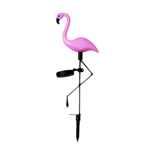 Baoblaze Solar Flamingo Licht Wasserdicht Garten Solar Licht Geschenk Ornament Flamingo Stake Licht Outdoor Decor für Gehweg Hinterhof Rasen von Baoblaze