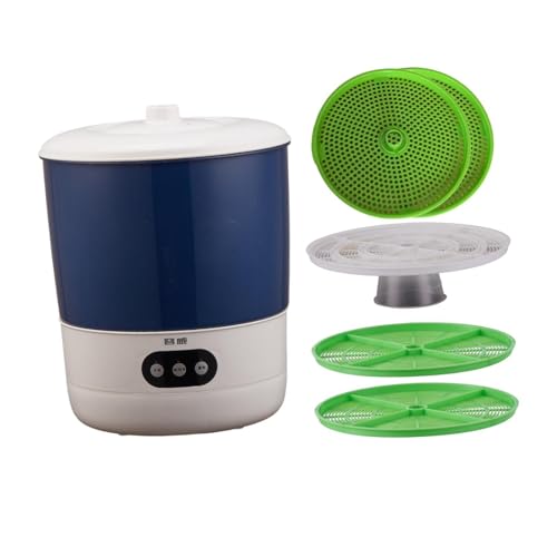 Baoblaze Spouts Machine 3 Modi mit 360 -Grad -Sprühgerät, Druckplatte, große Kapazität, Samenrouter -Kits, 2 Erdnussplatten Gesetzt von Baoblaze