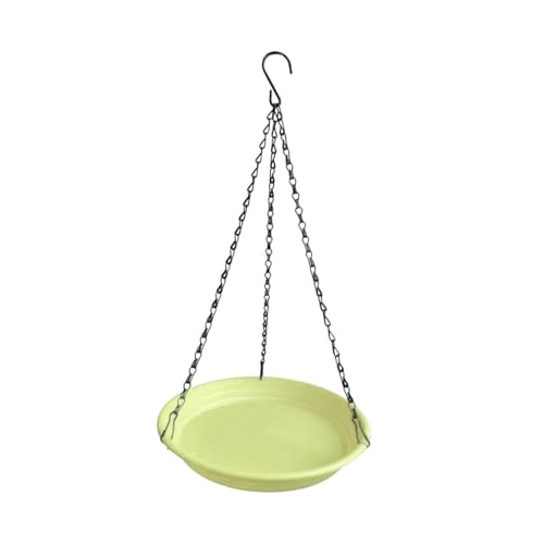 Baoblaze Vogeltränke Hängend für Garten, Vogelhäuschen zum Aufhängen mit Metallhaken, Vogelfutterspender für Garten, Hinterhof, Bäume, (22x22x3cm,∅22cm) Baoblaze Vogeltränke Hängend für Garten, Vogelhäuschen zum Aufhängen mit Metallhaken, Vogelfutterspender für Garten, Hinterhof, Bäume, (22x22x3cm,∅22cm) von Baoblaze