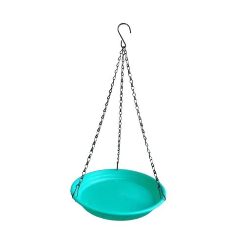 Baoblaze Vogeltränke Hängend für Garten, Vogelhäuschen zum Aufhängen mit Metallhaken, Vogelfutterspender für Garten, Hinterhof, Bäume, (22x22x3cm,∅22cm) Baoblaze Vogeltränke Hängend für Garten, Vogelhäuschen zum Aufhängen mit Metallhaken, Vogelfutterspender für Garten, Hinterhof, Bäume, (22x22x3cm,∅22cm) von Baoblaze